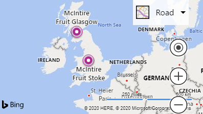 McInitre Fruit Map